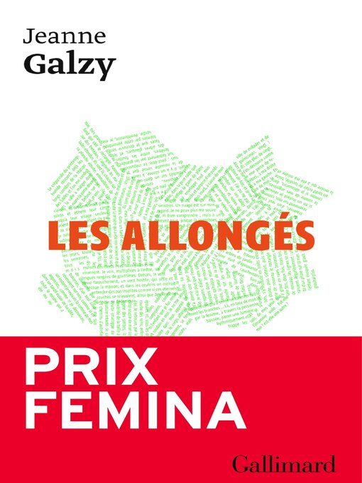 Title details for Les allongés by Jeanne Galzy - Available